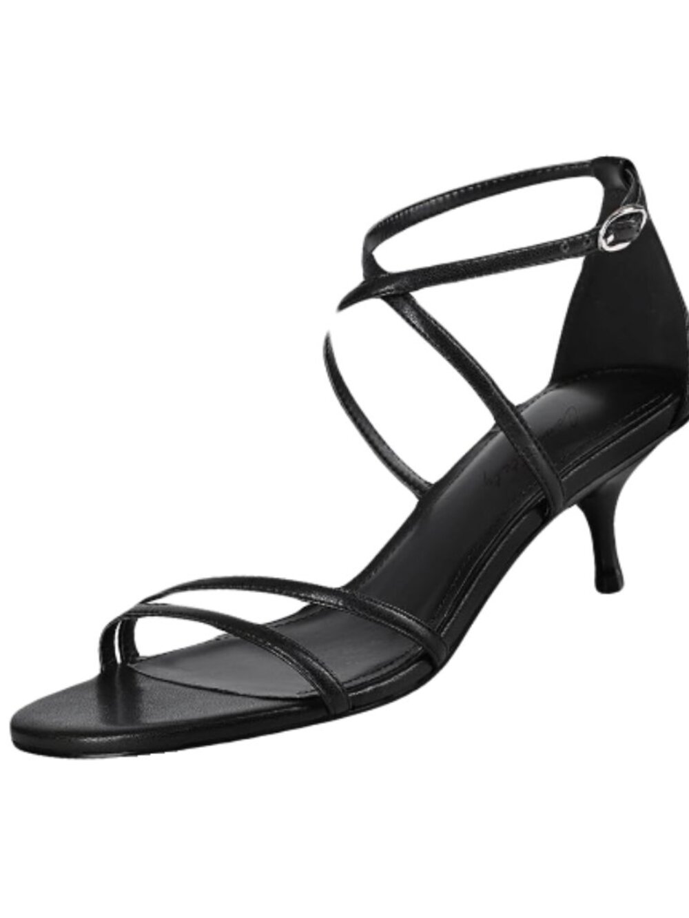 NWT Kitten Heel Strappy Sandals Size 7.5 Women's
